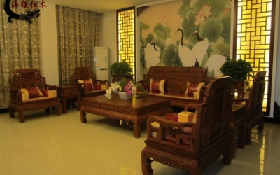 北京周總買的紅木家具沙發(fā)