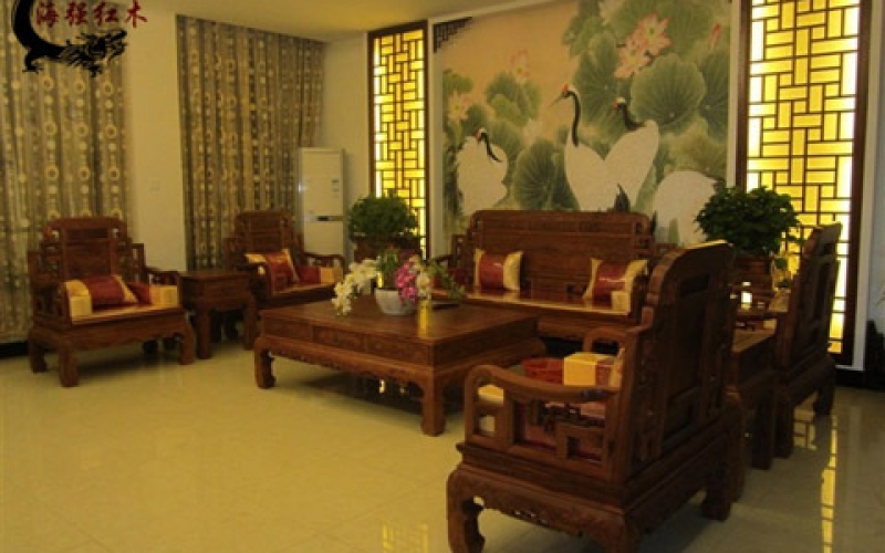 北京周總買的紅木家具沙發(fā)